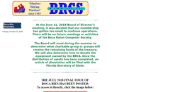 Desktop Screenshot of brcs.org